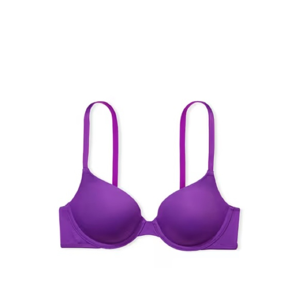 Victoria's Secret Wear Everywhere Lightly Lined T-shirt  Purple Bra
